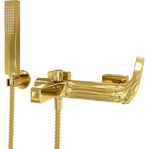Смеситель для ванны Wasserkraft Sauer глянцевое золото (7101) душевой гарнитур aquame 79 см с мыльницей глянцевое золото aqm8101gg