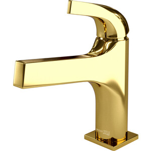 Смеситель для раковины Wasserkraft Sauer глянцевое золото (7103) смеситель для раковины bronze de luxe element матовое золото el02xgb