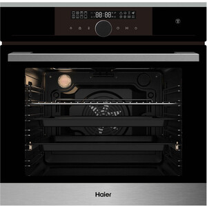 Электрический духовой шкаф Haier HOX-FP5RABX чайник электрический haier hk 700 1 7 л серебристый прозрачный