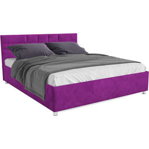 Кровать Mebel Ars Нью-Йорк 140 см (фиолет) кровать mebel ars нью йорк 140 см велюр нв 178 17