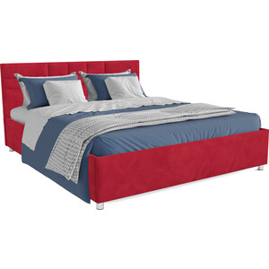 Кровать Mebel Ars Нью-Йорк 160 см (кордрой красный) кровать mebel ars классик 160 см кордрой красный