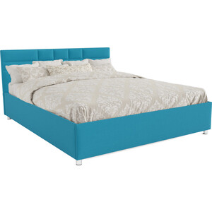 Кровать Mebel Ars Нью-Йорк 160 см (синий) кресло mebel ars гранд темно синий luna 034 ппу кровать