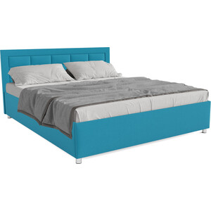 Кровать Mebel Ars Версаль 140 см (синий) кровать mebel ars версаль 140 см велюр серо синий нв 178 26