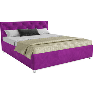 Кровать Mebel Ars Классик 140 см (фиолет) кровать mebel ars классик 160 см кордрой красный