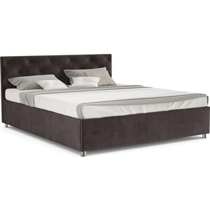 Кровать Mebel Ars Классик 160 см (бархат шоколадный STAR VELVET 60 COFFEE) кровать mebel ars классик 140 см кордрой коричневый