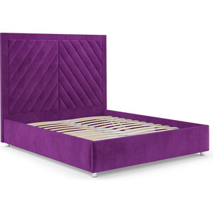 Кровать Mebel Ars Мишель 160 см (фиолет)