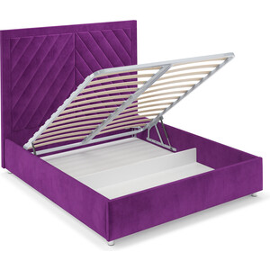 Кровать Mebel Ars Мишель 140 см (фиолет)