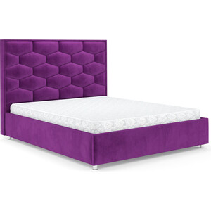 Кровать Mebel Ars Рица 140 см (фиолет)