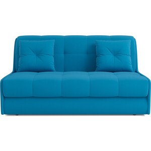 Диван Mebel Ars Аккордеон Барон №2 (рогожка синяя) выкатной диван mebel ars квартет рогожка синяя