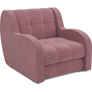 Кресло-кровать Mebel Ars Аккордеон Барон (велюр пудра НВ-178 18) школьный пенал мягкий зайчик 21 × 13 см розовый