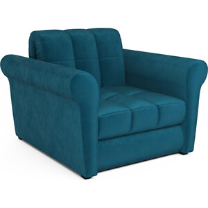 Кресло-кровать Mebel Ars Гранд (бархат сине-зеленый / STAR VELVET 43 BLACK GREEN) кресло кровать mebel ars малютка 2 бархат шоколадный star velvet 60 cofee
