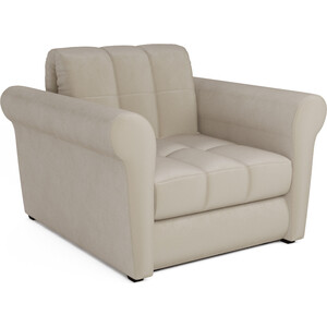 Кресло-кровать Mebel Ars Гранд (бархат бежевый / STAR VELVET 6 LIGHT BEIGE) подушка для стула бархат 40x36x6 см бежевый