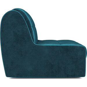 Кресло-кровать Mebel Ars Барон №2 (бархат сине-зеленый STAR VELVET 43 BLACK GREEN)