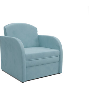 Кресло-кровать Mebel Ars Малютка (голубой - luna 089) выкатной диван mebel ars малютка 2 голубой luna 089
