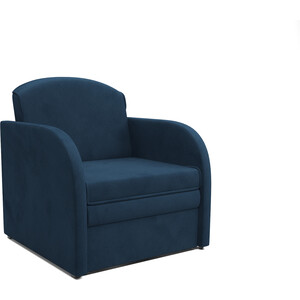 Mebel Ars Кресло-кровать Малютка (темно-синий Luna 034) кресло кровать mebel ars барон 4 темно синий luna 034
