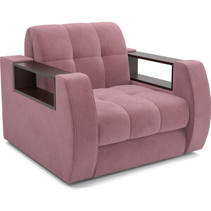 Кресло-кровать Mebel Ars Барон №3 (велюр пудра НВ-178 18) кровать mebel ars классик 160 см велюр нв 178 17