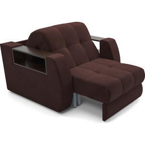 Кресло-кровать Mebel Ars Барон №3 (велюр шоколад HB-178 16)