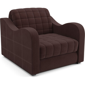 Кресло-кровать Mebel Ars Барон №4 (велюр шоколад HB-178 16) кровать mebel ars классик 160 см велюр нв 178 17