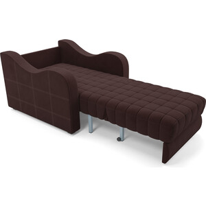 Кресло-кровать Mebel Ars Барон №4 (велюр шоколад HB-178 16)