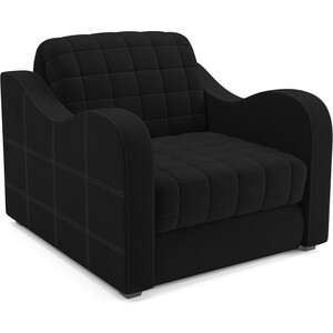 Кресло-кровать Mebel Ars Барон №4 (велюр черный HB-178 17) кровать mebel ars классик 160 см велюр нв 178 17