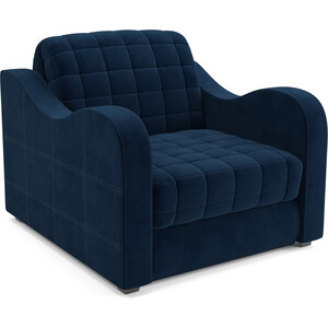 Кресло-кровать Mebel Ars Барон №4 (темно-синий Luna 034) кровать mebel ars треви 160 см темно синий luna 034