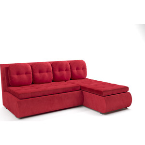 Угловой диван Mebel Ars Кормак (кордрой красный) выкатной диван mebel ars малютка кордрой красный