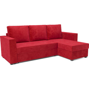 Угловой диван Mebel Ars Рим (кордрой красный) выкатной диван mebel ars малютка кордрой красный