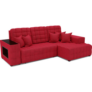 Угловой диван Mebel Ars Мадрид правый угол (кордрой красный) выкатной диван mebel ars малютка кордрой красный