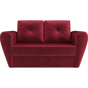 Выкатной диван Mebel Ars Квартет (бархат красный star velvet 3 dark red) выкатной диван mebel ars квартет рогожка синяя