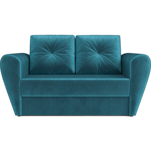 Выкатной диван Mebel Ars Квартет (бархат сине-зеленый star velvet 43 black green) выкатной диван mebel ars квартет рогожка синяя