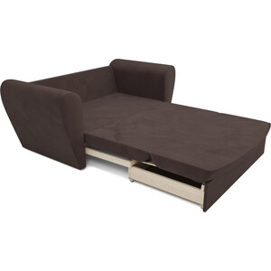 Выкатной диван Mebel Ars Квартет (кордрой коричневый)