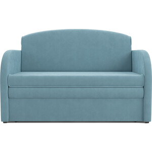 Выкатной диван Mebel Ars Малютка (голубой Luna 089) выкатной диван mebel ars малютка кожзам