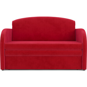 Выкатной диван Mebel Ars Малютка (кордрой красный) выкатной диван mebel ars малютка 2 велюр нв 178 17