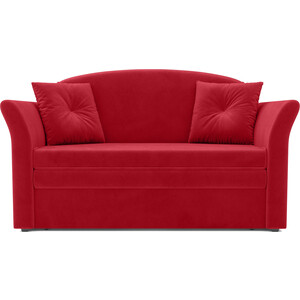 Выкатной диван Mebel Ars Малютка №2 (кордрой красный) выкатной диван mebel ars малютка 2 велюр нв 178 17