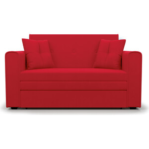 Выкатной диван Mebel Ars Санта (кордрой красный) выкатной диван mebel ars санта голубой luna 089