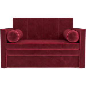 Выкатной диван Mebel Ars Санта №2 (бархат красный star velvet 3 dark red) выкатной диван mebel ars санта 2 велюр нв 178 17