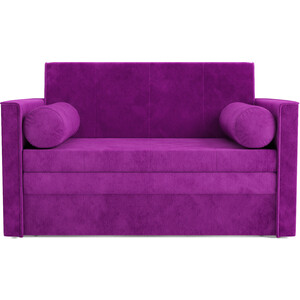 Выкатной диван Mebel Ars Санта №2 (фиолет) зеркало со шкафом санта