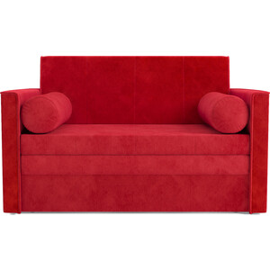 Выкатной диван Mebel Ars Санта №2 (кордрой красный) выкатной диван mebel ars санта голубой luna 089