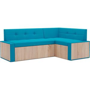 Кухонный диван Mebel Ars Таллин правый угол (синий) 190х83х120 см диван arsko локи эмаль синий вельвет