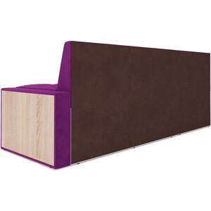Кухонный диван Mebel Ars Таллин левый угол (фиолет) 190х83х120 см