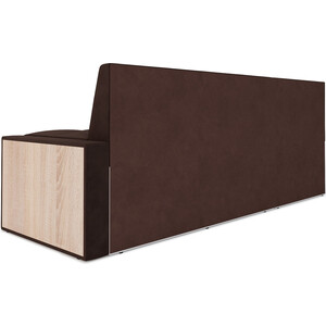 Кухонный диван Mebel Ars Таллин левый угол (Кордрой коричневый) 190х83х120 см