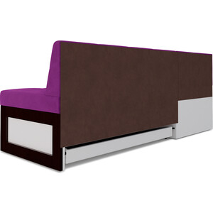Кухонный диван Mebel Ars Нотис левый угол (фиолет) 207х82х132 см
