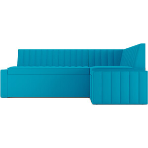 Кухонный диван Mebel Ars Вермут правый угол (синий) 193х82х113 см