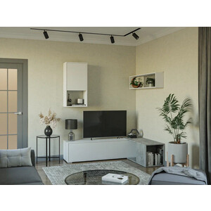 Гостиная Mebel Ars Флип (белый/ателье светлый) гостиная sv мебель мгс 10 белый текстурный 101816