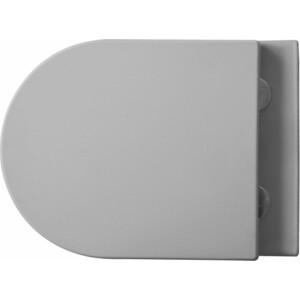 Унитаз подвесной безободковый Avimano Emotion с сиденьем микролифт, серый матовый (1000073)
