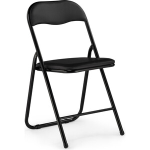 Стул на металлокаркасе Woodville Fold 1 складной black / black новый 7075 moon chair recliner открытый складной стул рыболовный стул длиннее и больше с подушкой navy