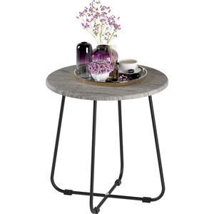 Стол журнальный Мебелик BeautyStyle 14 серый шпат/черный игровой стол трансформер dfc