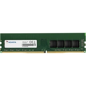 Память оперативная ADATA 16GB DDR4 3200 U-DIMM Premier AD4U320016G22-SGN, CL22, 1.2V AD4U320016G22-SGN память оперативная samsung ddr4 dimm 8gb unb 3200 1 2v m378a1k43eb2 cwe