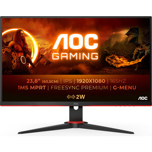 

Монитор AOC 24G2SPAE LCD 23.8'' [16:9] 1920x1080(FHD) IPS, Black-Red, 24G2SPAE LCD 23.8'' [16:9] 1920x1080(FHD) IPS, Black-Red