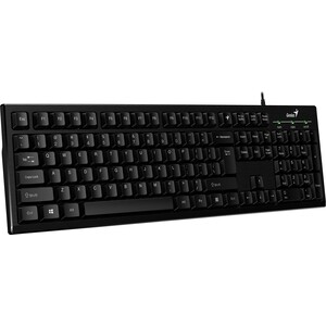 Клавиатура Genius Smart KB-101 Black USB, Only Laser (Hairline design), клавиш 105, провод 1.5 м